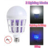 220V E27 UV LED Bulb 9W Mosquito Killer Lamp 2 In 1 Mosquito Trap - Image 3