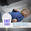 220V E27 UV LED Bulb 9W Mosquito Killer Lamp 2 In 1 Mosquito Trap - Image 2