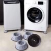 Washer Dryer Anti-Vibration Pad Slip Mat with Suction Cup