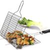 Chromium Plated Barbecue BBQ Grill Net Baskets
