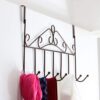 Multi-Functional Steel Over The Door Hook Hanger - Image 4
