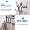 Multi-Functional Steel Over The Door Hook Hanger - Image 3