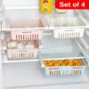 Fridge Rack - Multipurpose Fridge Storage Rack (Pack of 4) - Image 3