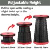 Sturdy & Adjustable Folding Stool - Image 4