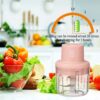 Portable Cordless Electric Mini Garlic Chopper (250 ML) - Image 2