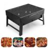 Foldable Portable Outdoor Barbeque Charcoal Grill Oven - Image 2