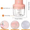 Portable Cordless Electric Mini Garlic Chopper (250 ML) - Image 5